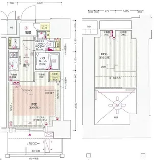 兵庫県神戸市中央区下山手通7丁目【マンション】の間取り