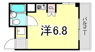 ヴィラサンローズ【2階】の間取り