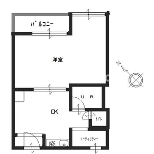 松田ビル【4階】の間取り
