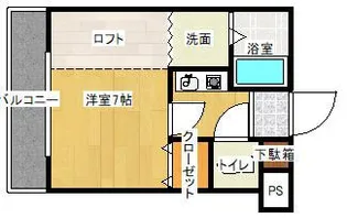 リ・ボーン多聞台【2階】の間取り