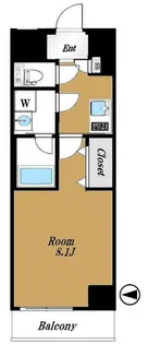 ディアレイシャス下北沢【2階】の間取り