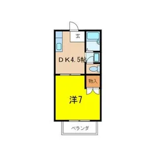 兵庫県神戸市須磨区板宿町2丁目【アパート】の間取り