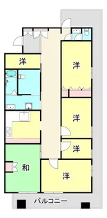 コーラルウェイⅡ【6階】の間取り