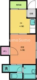 東須磨ハイツ【1階】の間取り