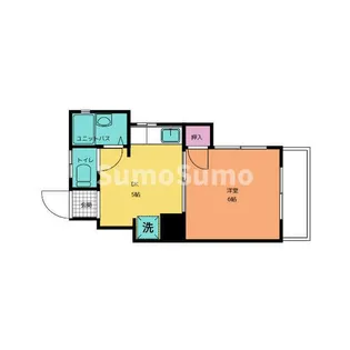 東須磨ハイツ【2階】の間取り