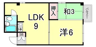 アンダンテ【3階】の間取り
