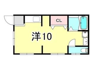山田ハイツ【2階】の間取り