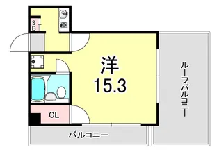 メゾンルージュ【5階】の間取り