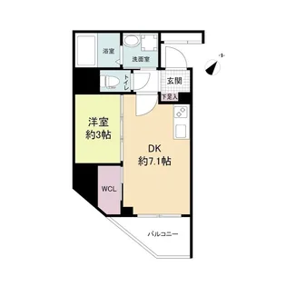 セレニテ神戸元町クレア【2階】の間取り