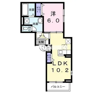 シャインⅡ【1階】の間取り