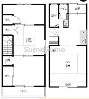 兵庫県尼崎市神崎町【一戸建】の間取り