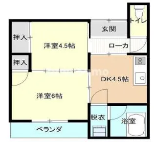 みつぐ荘【2階】の間取り