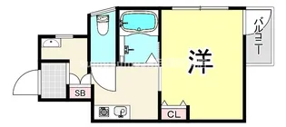 兵庫県尼崎市杭瀬寺島1丁目【アパート】の間取り