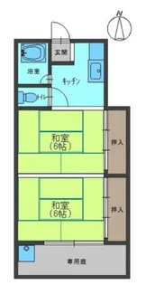 吉田ハイツ【2階】の間取り