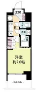 ルネフラッツ谷町四丁目【10階】の間取り