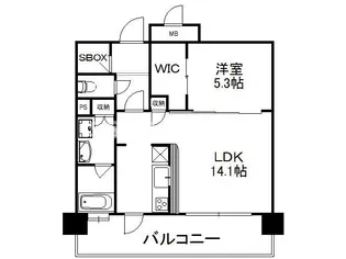 エンクレストGRAN博多駅前【12階】の間取り