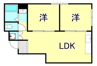 アイユー第三ビル【2階】の間取り