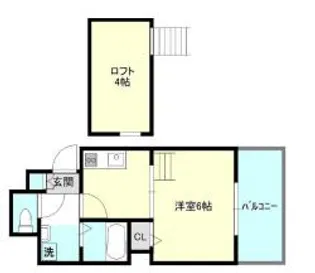 オーシャンビュー湊町【7階】の間取り