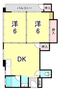 新光マンション【4階】の間取り