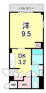 ドルチェ東甲子園【2階】の間取り