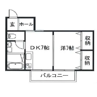 ディアス親和【1階】の間取り