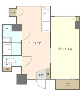 あけぼのコート【1階】の間取り