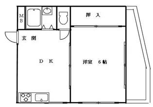 クレーン奥山【3階】の間取り