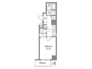 ブロード東灘深江駅前レジデンス【4階】の間取り