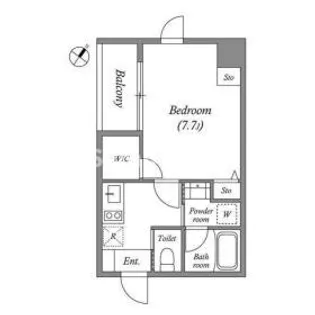 ブロード東灘深江駅前レジデンス【4階】の間取り