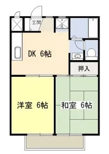 グリーンハイツ赤羽【2階】の間取り