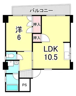 TMハイツ深江【3階】の間取り