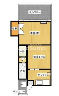 マンションまさ【5階】の間取り