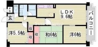 兵庫県神戸市長田区片山町5丁目【マンション】の間取り