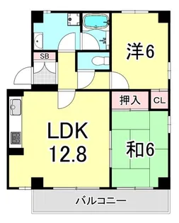 ラピーヌII【3階】の間取り