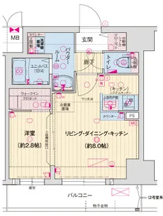 ソルテラスKOBE新長田駅前【3階】の間取り