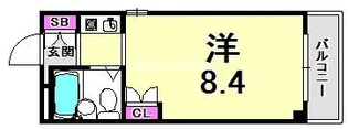 ローレル西宮北口【3階】の間取り