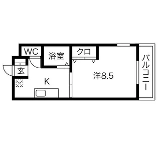 スリールJR立花【4階】の間取り