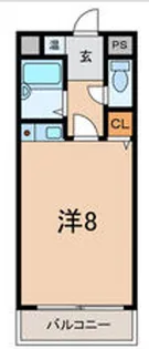 1Rの間取り画像