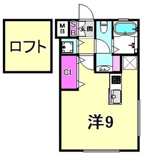 ブリストル【2階】の間取り