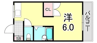ポピーハイツ【2階】の間取り