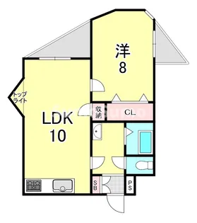 兵庫県西宮市石刎町【アパート】の間取り