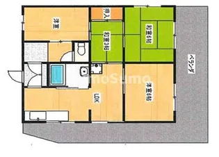 ペディコート神戸舞子坂【1階】の間取り