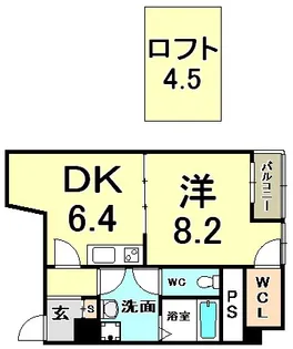 サンビルダーパールビル【6階】の間取り
