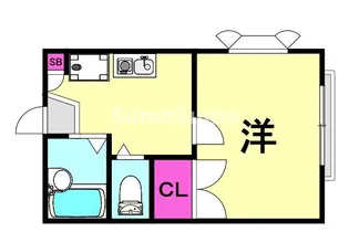 レオパレス白糸【2階】の間取り