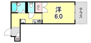 メゾン大倉山【1階】の間取り