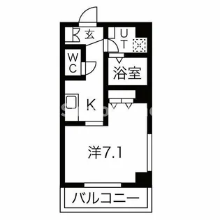 兵庫県神戸市中央区生田町4丁目【マンション】の間取り