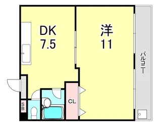 櫻井ビル【3階】の間取り