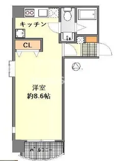 ハイグレード甲南【3階】の間取り