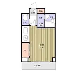 グレイス北河堀【4階】の間取り