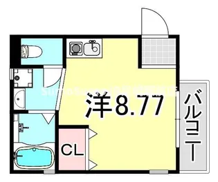 兵庫県尼崎市七松町3丁目【アパート】の間取り